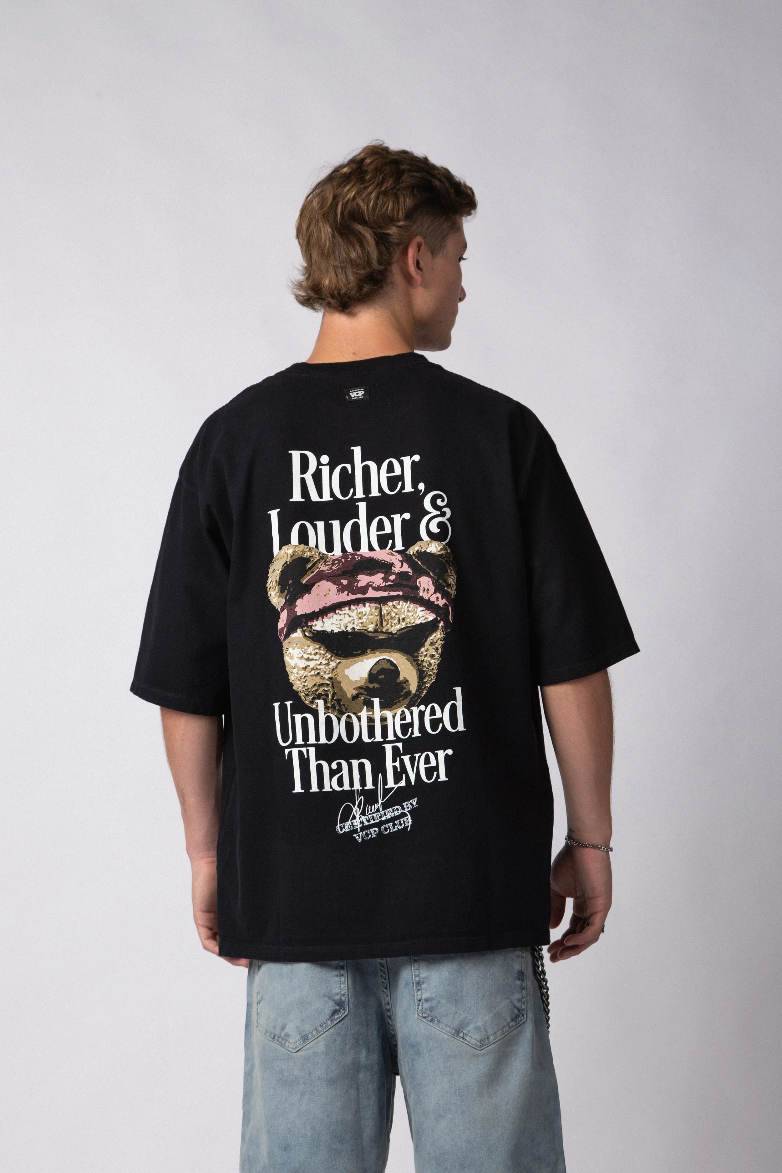 Remera Over Rhy Richer Negra - Image 2