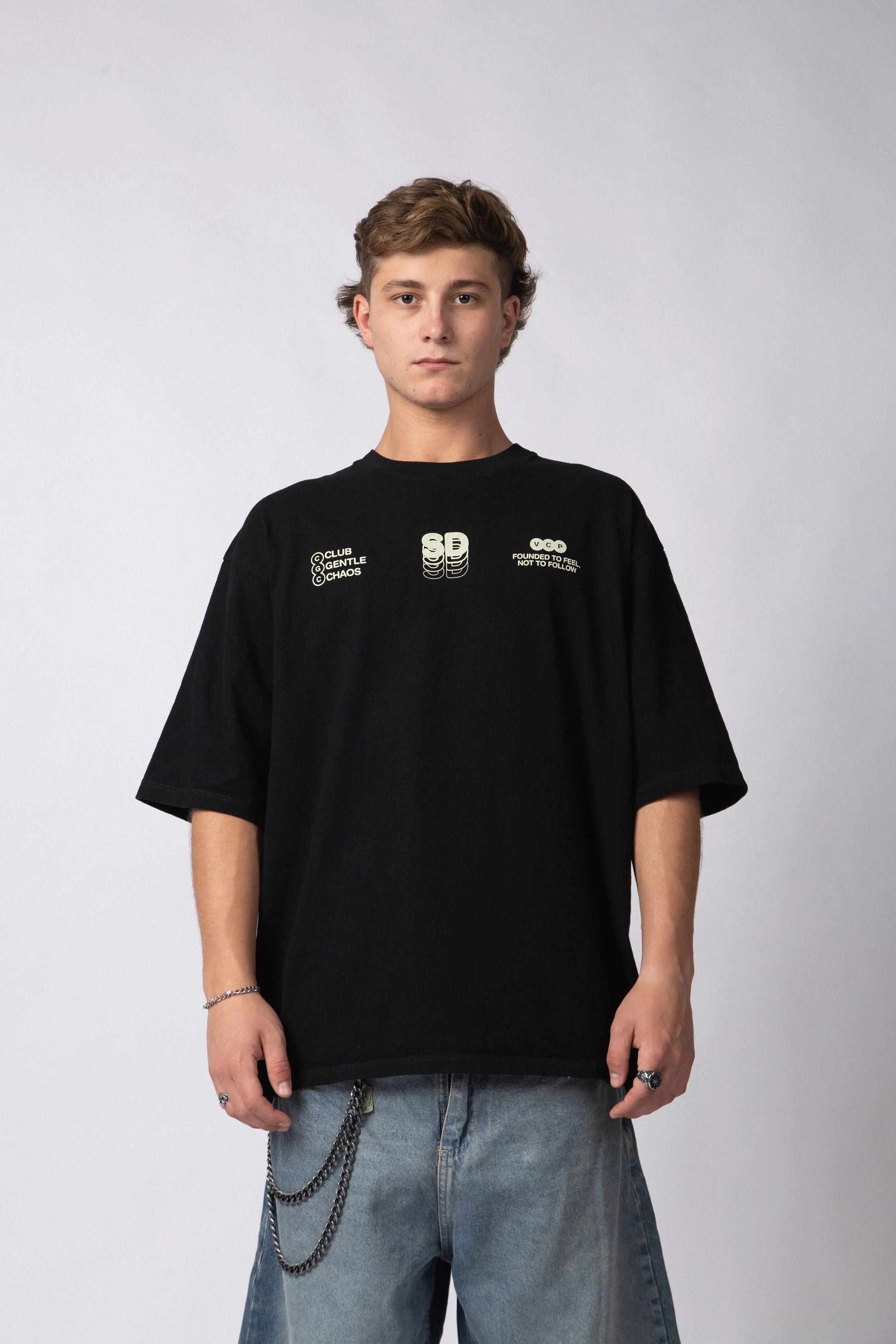Remera Over Rhy Soft Negra - Image 6