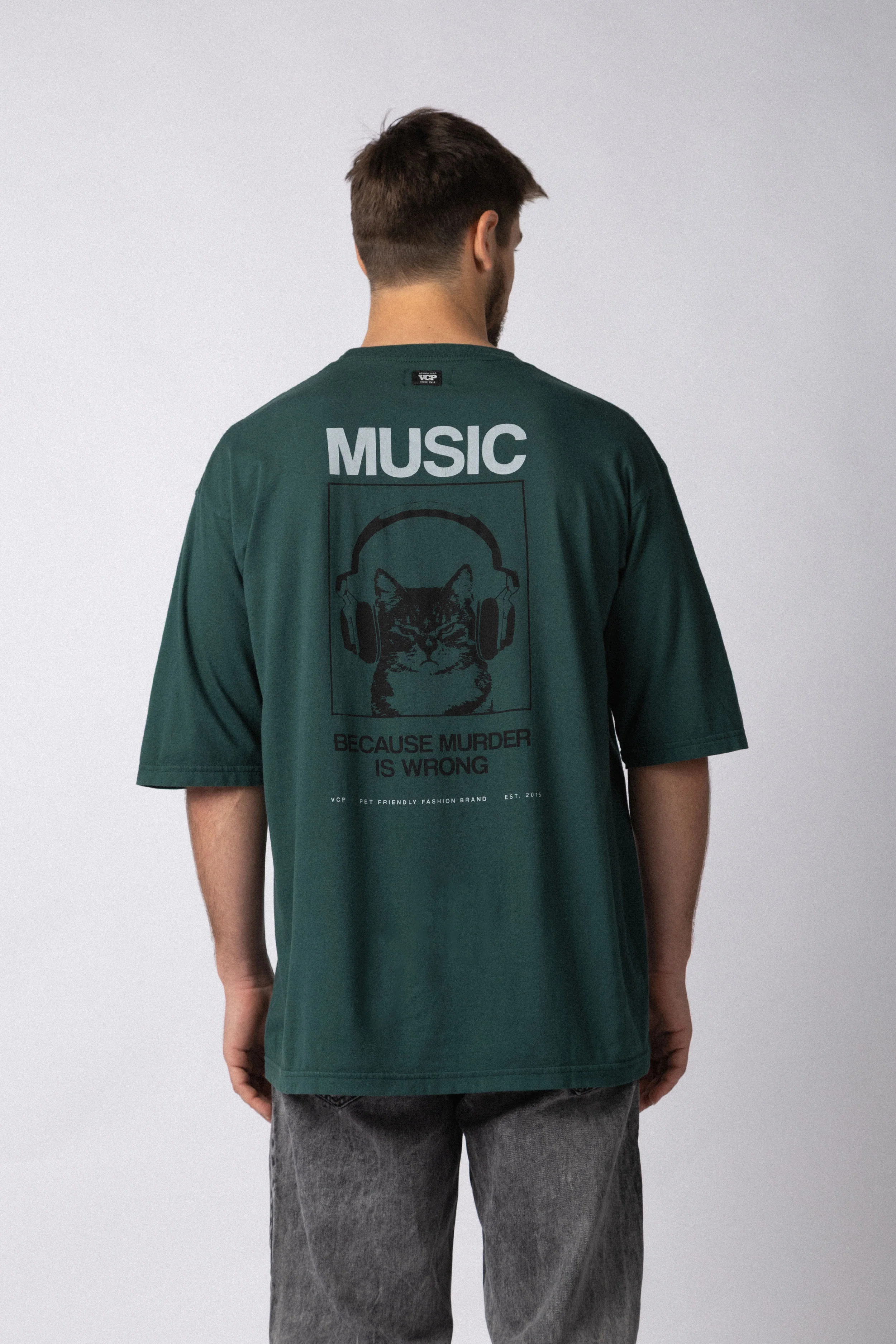 Remera Over Taz Murder Ingles - Image 2