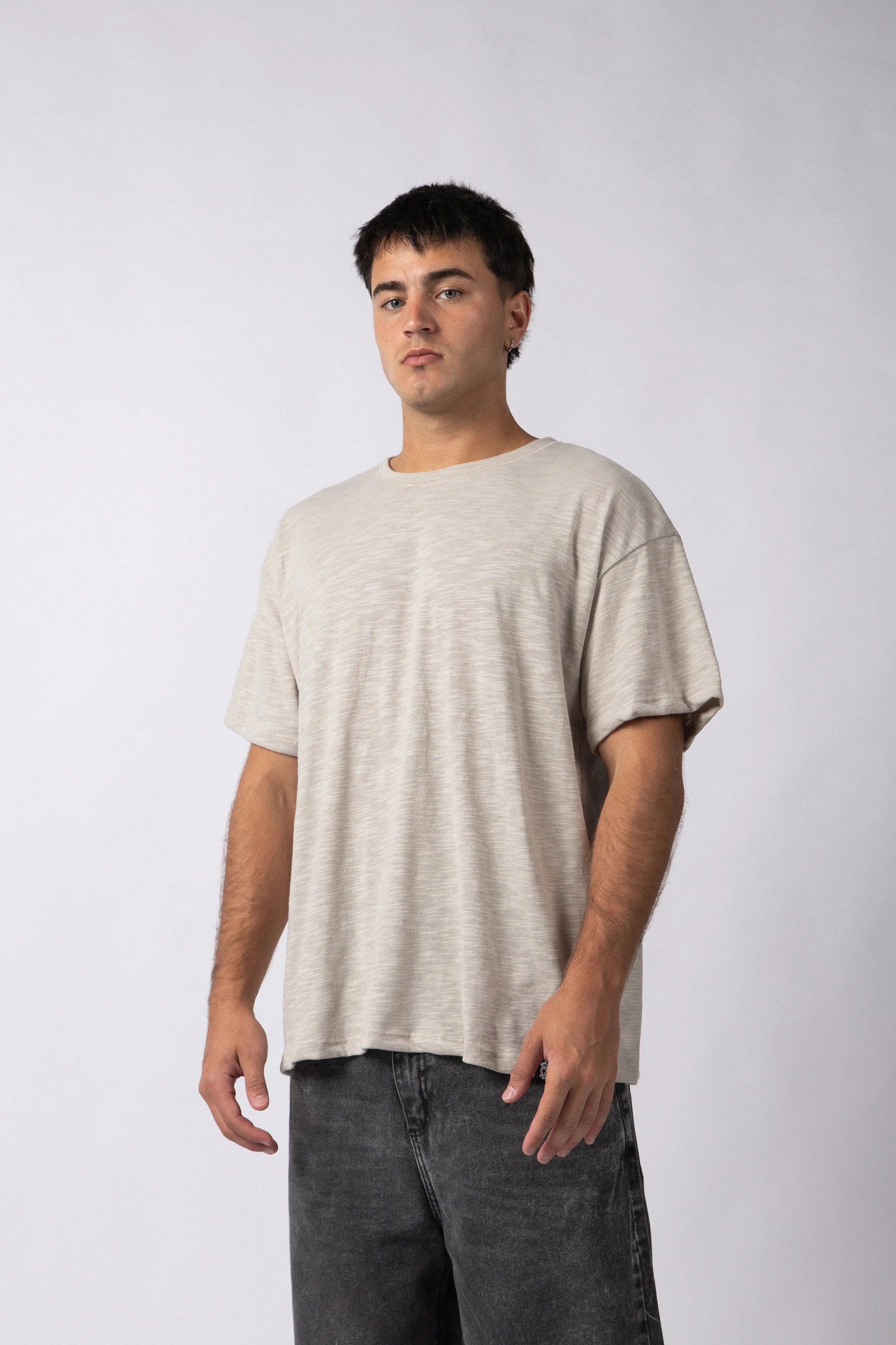 Remera Patch Drop Gris