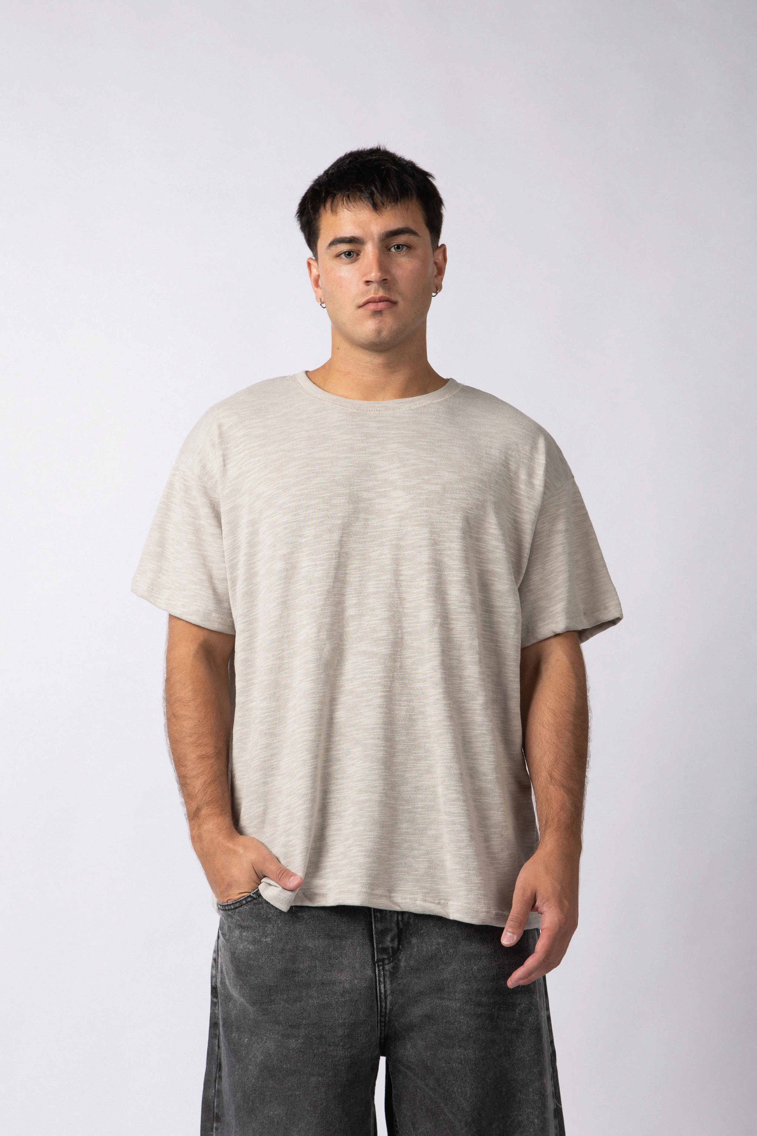 Remera Patch Drop Gris - Image 4