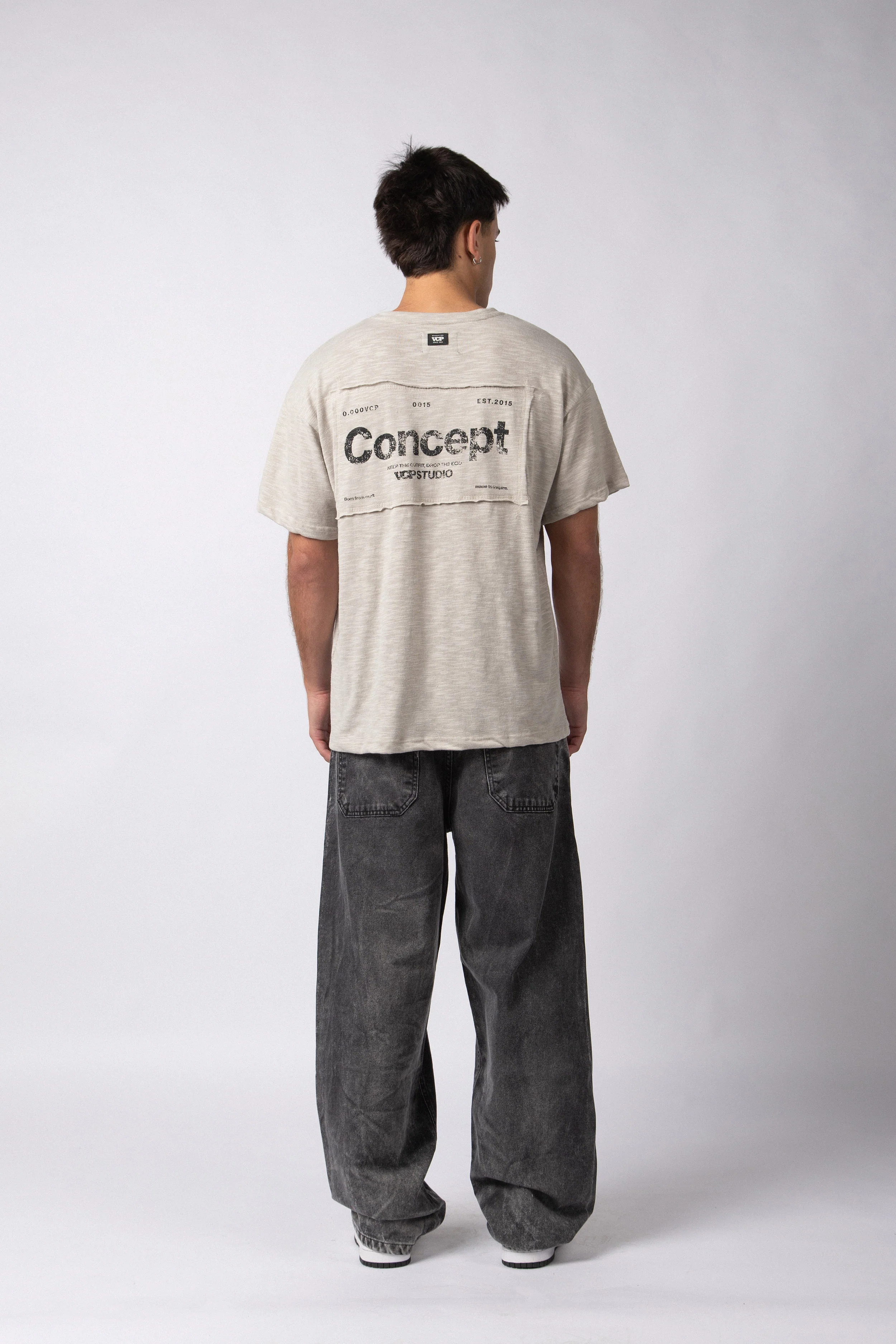 Remera Patch Drop Gris - Image 7