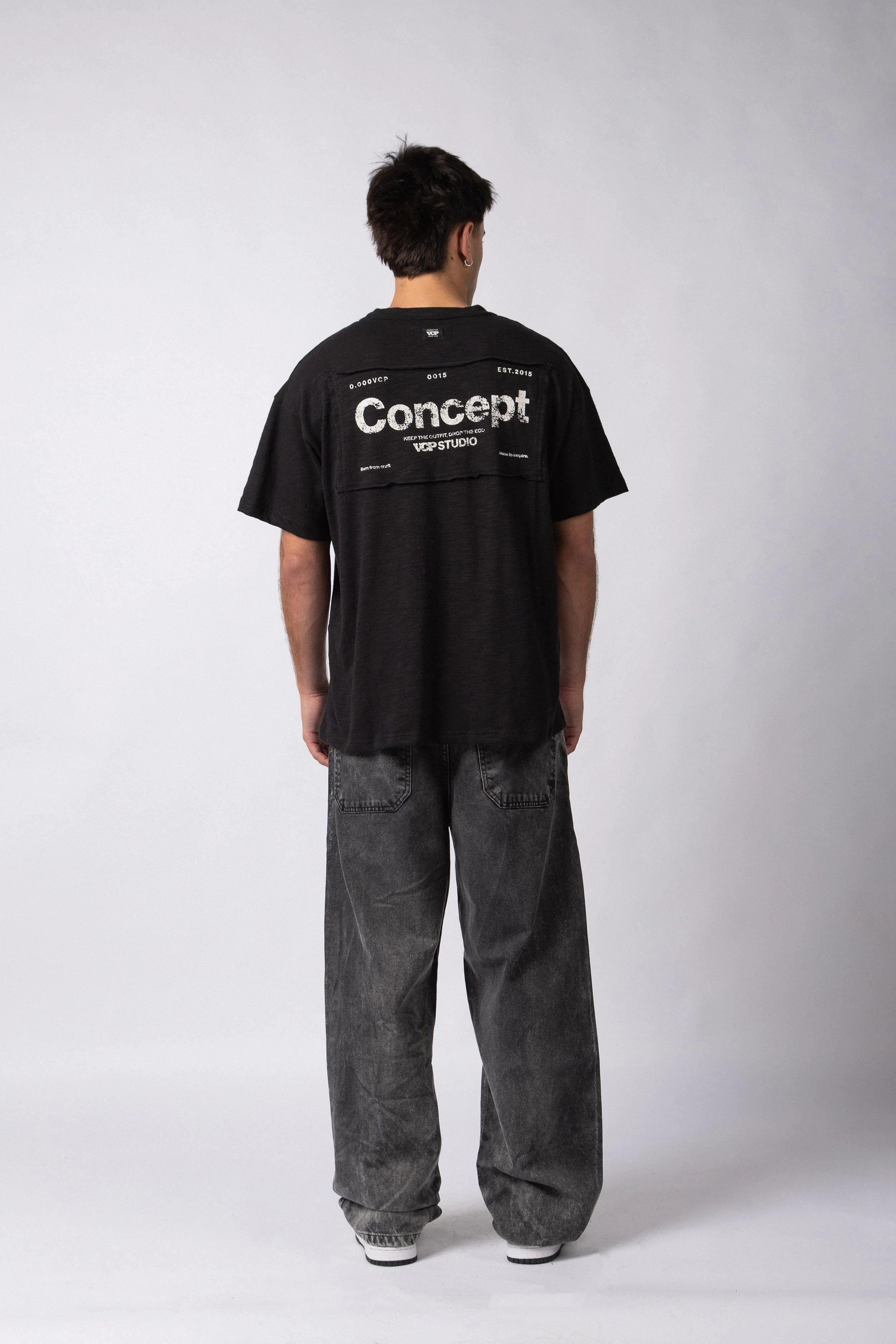 Remera Patch Drop Negra - Image 5