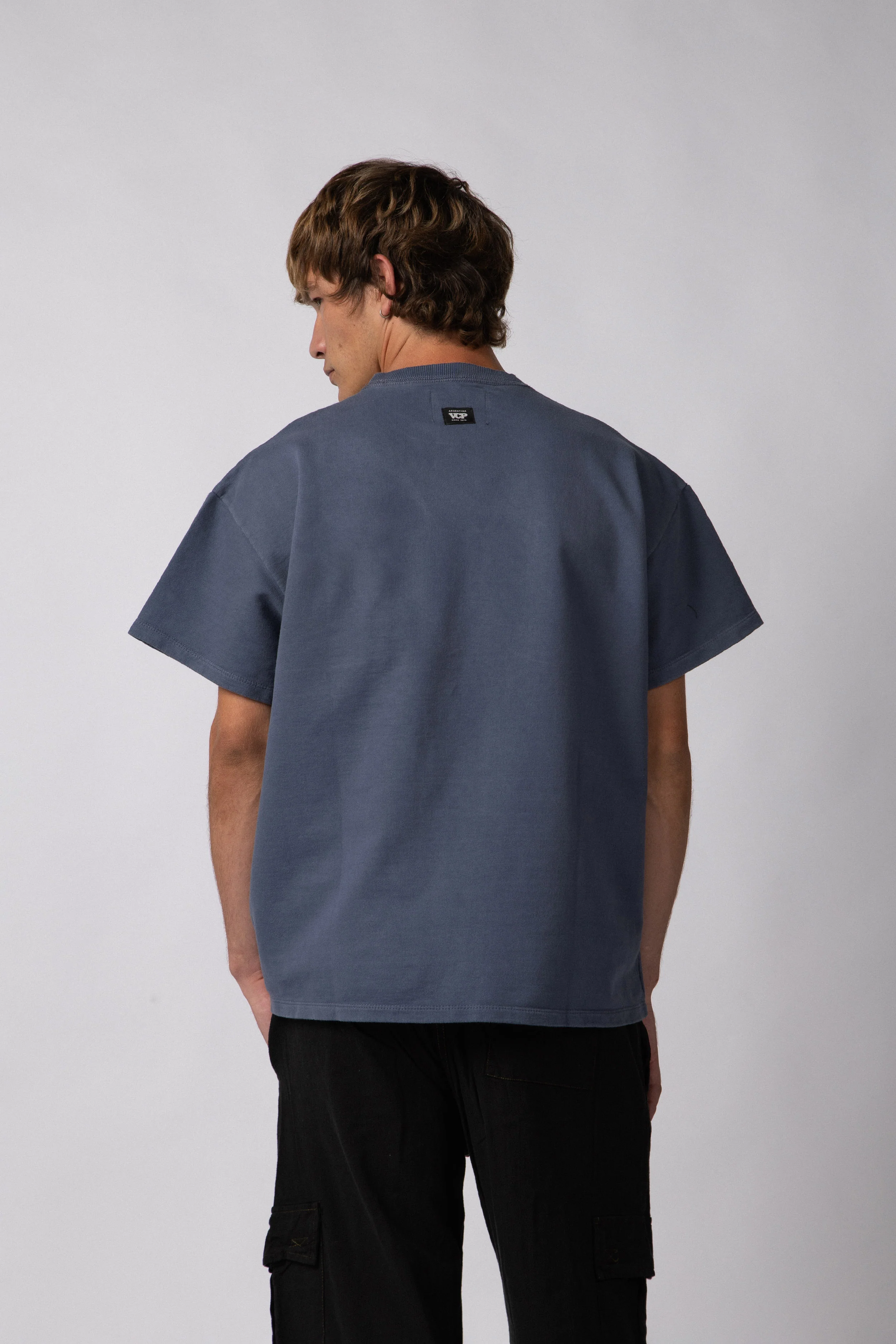 Remera Rustico Over Glow Navy - Image 4