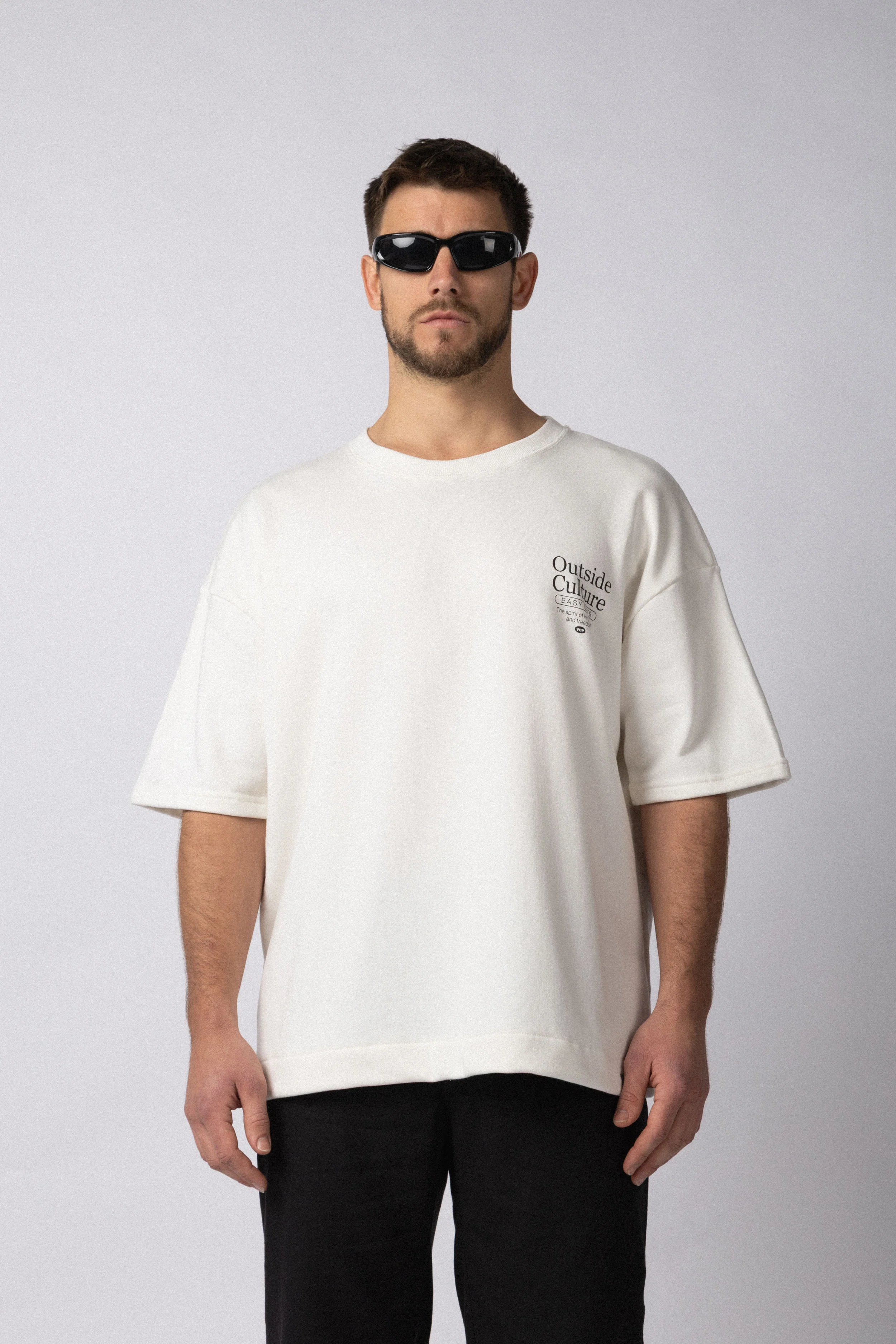 Remera Rustico Over KB Peak Crudo