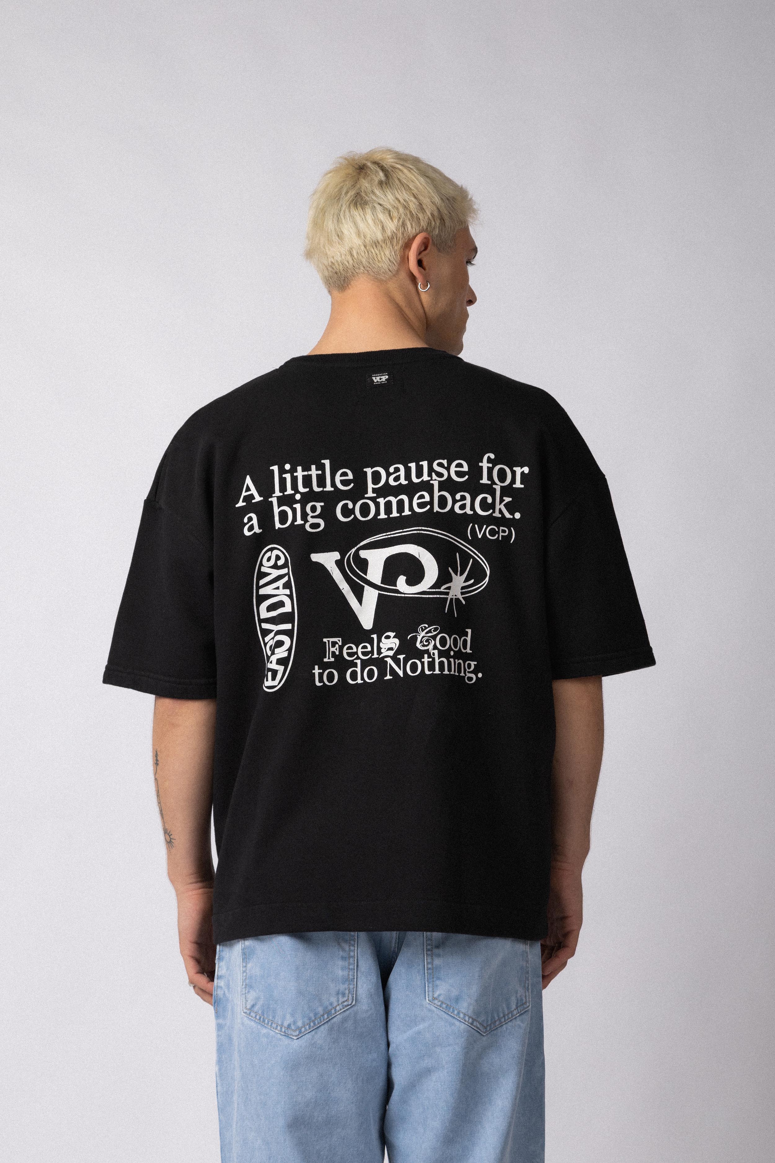 Remera Rustico Over KB Peak Negro - Image 2