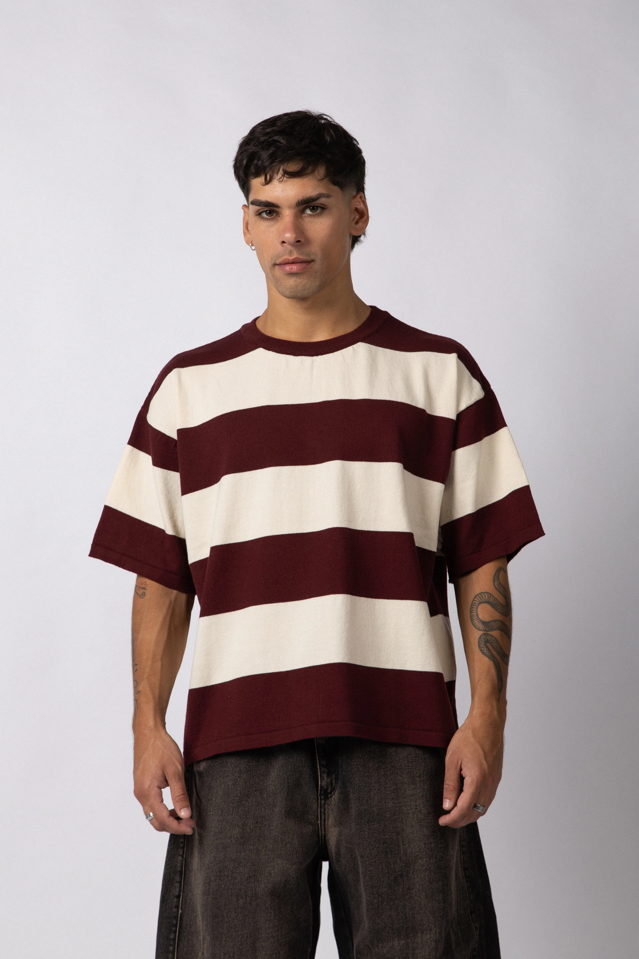 Remera Tejida Quince Bordo