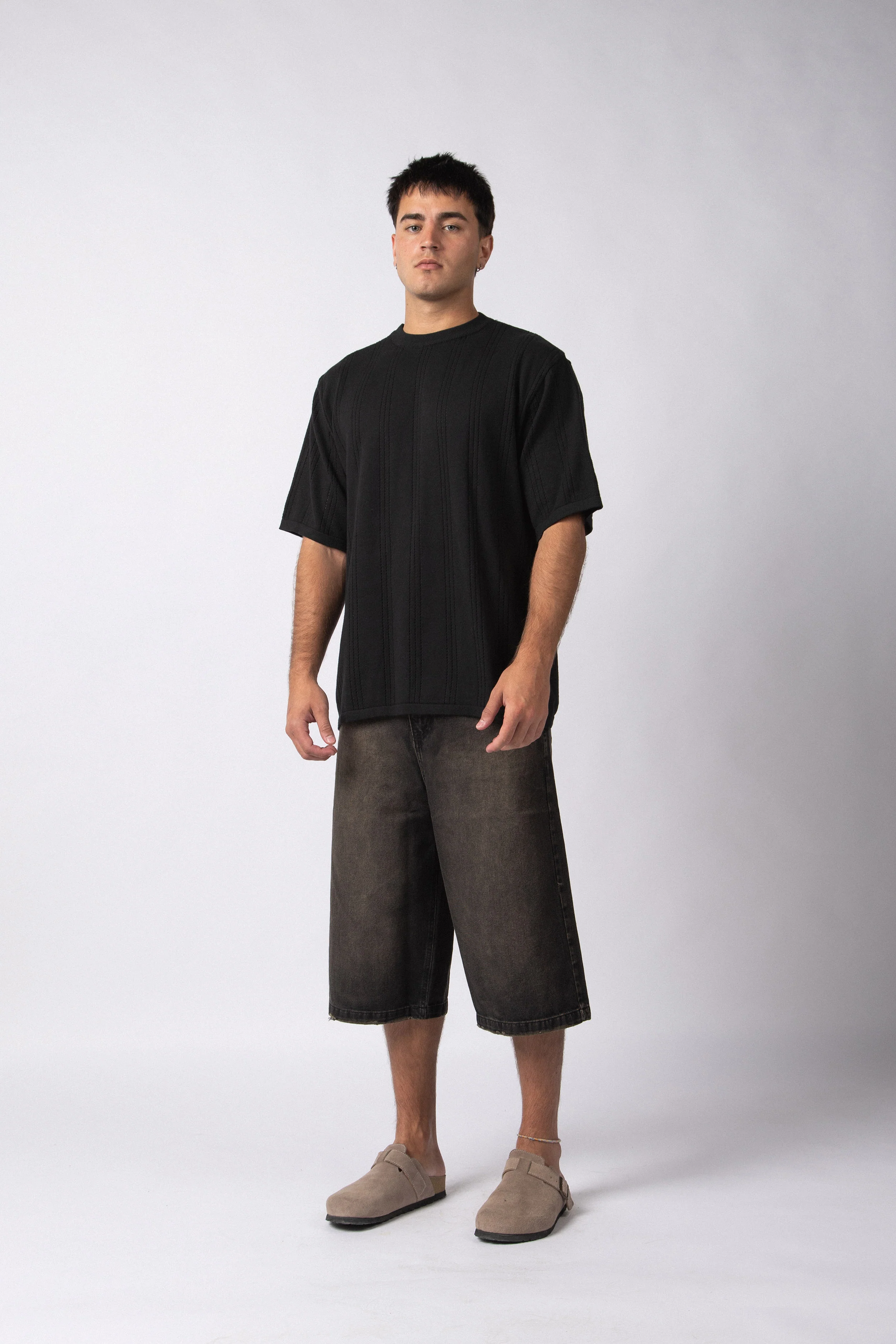 Remera Tejida Vito Negra - Image 3