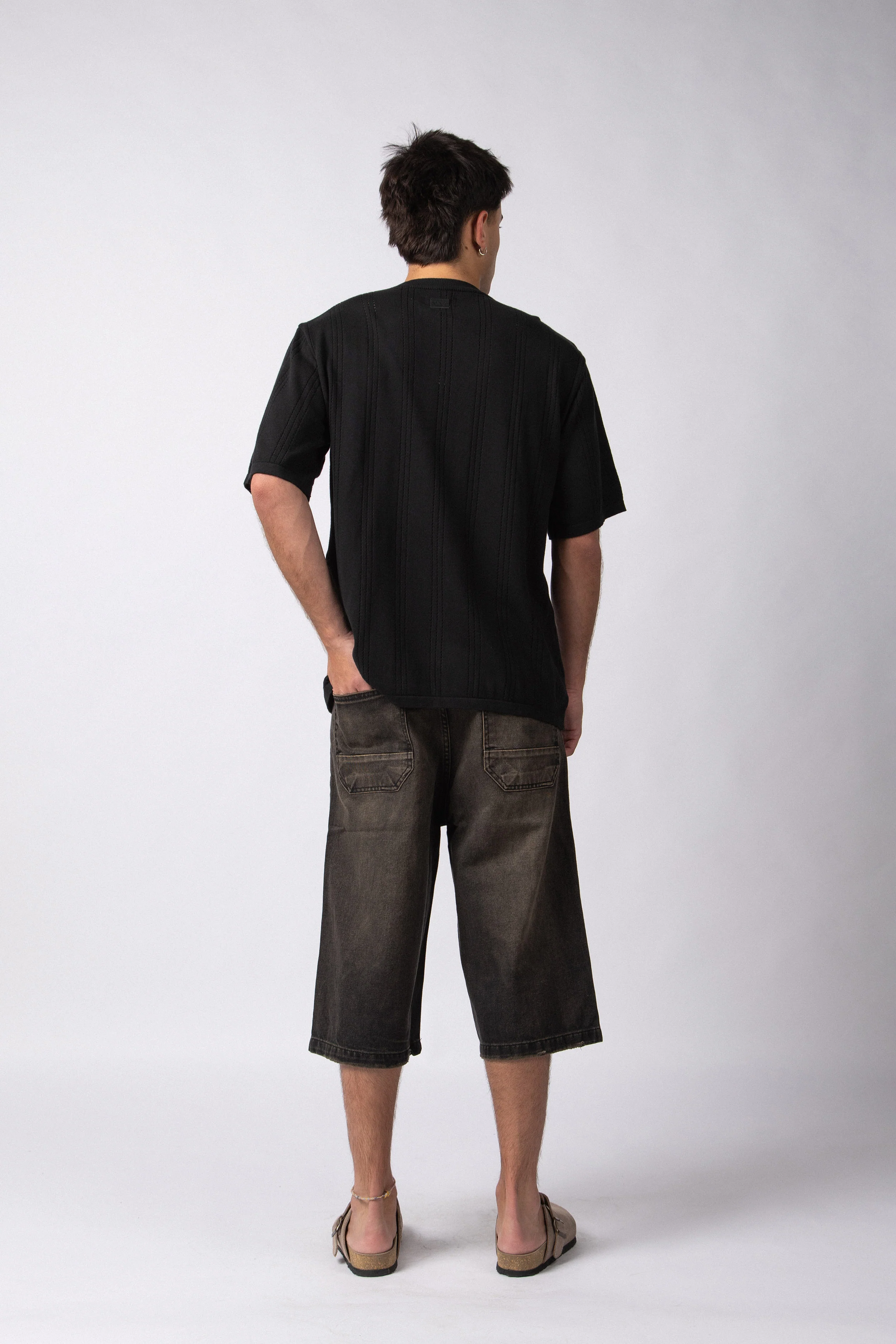 Remera Tejida Vito Negra - Image 5