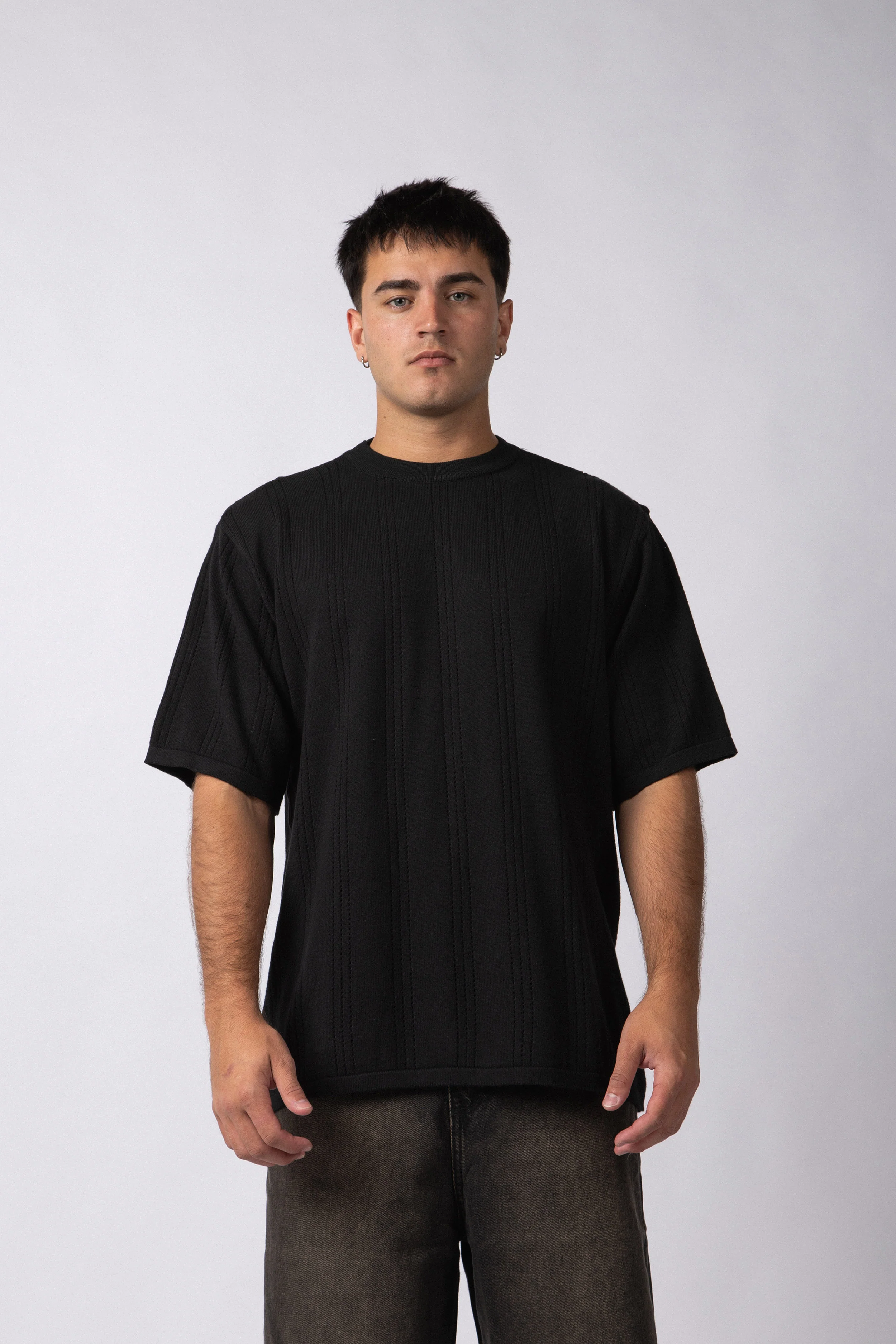 Remera Tejida Vito Negra - Image 6