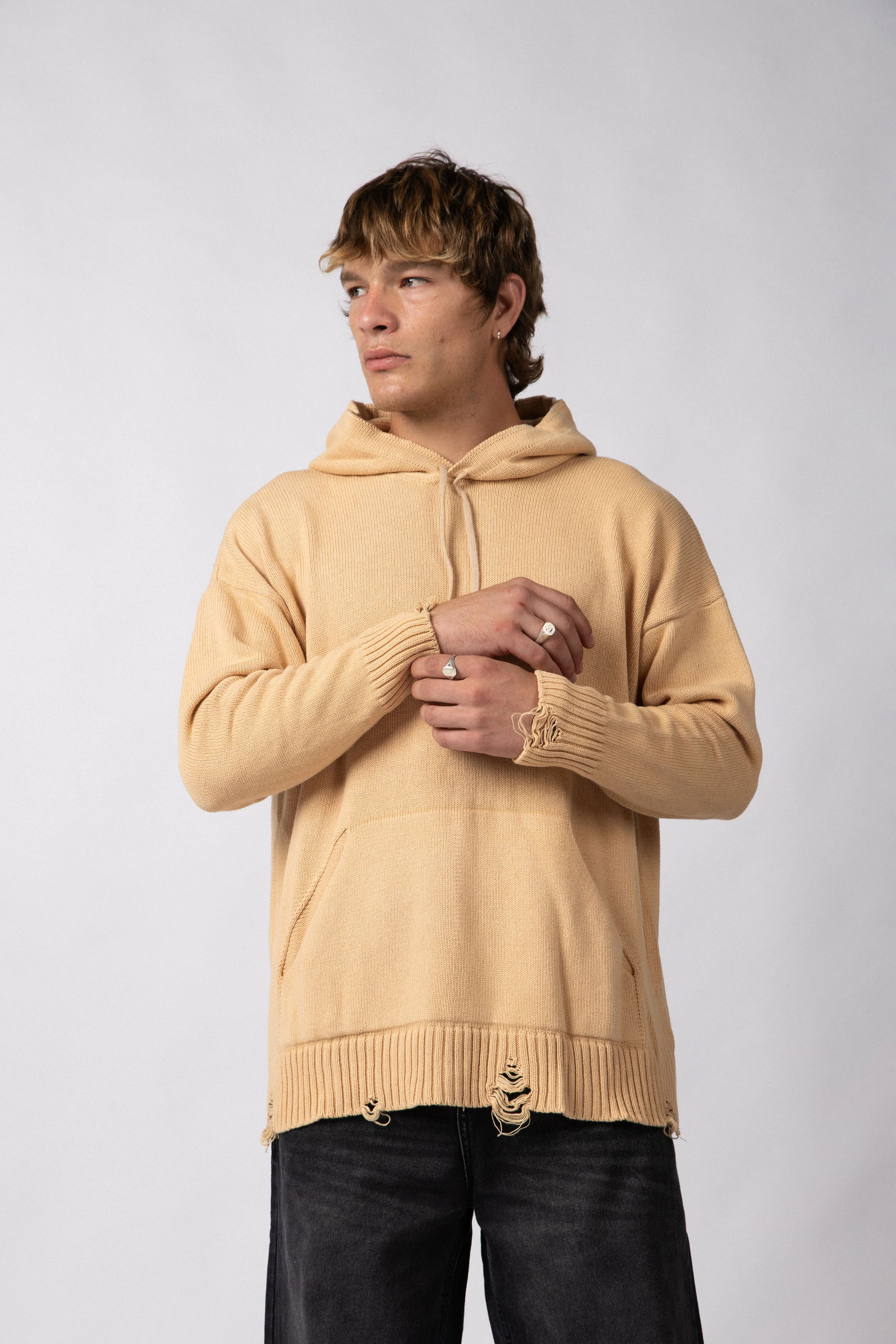 Sweater Canguro Mother Beige - Image 3