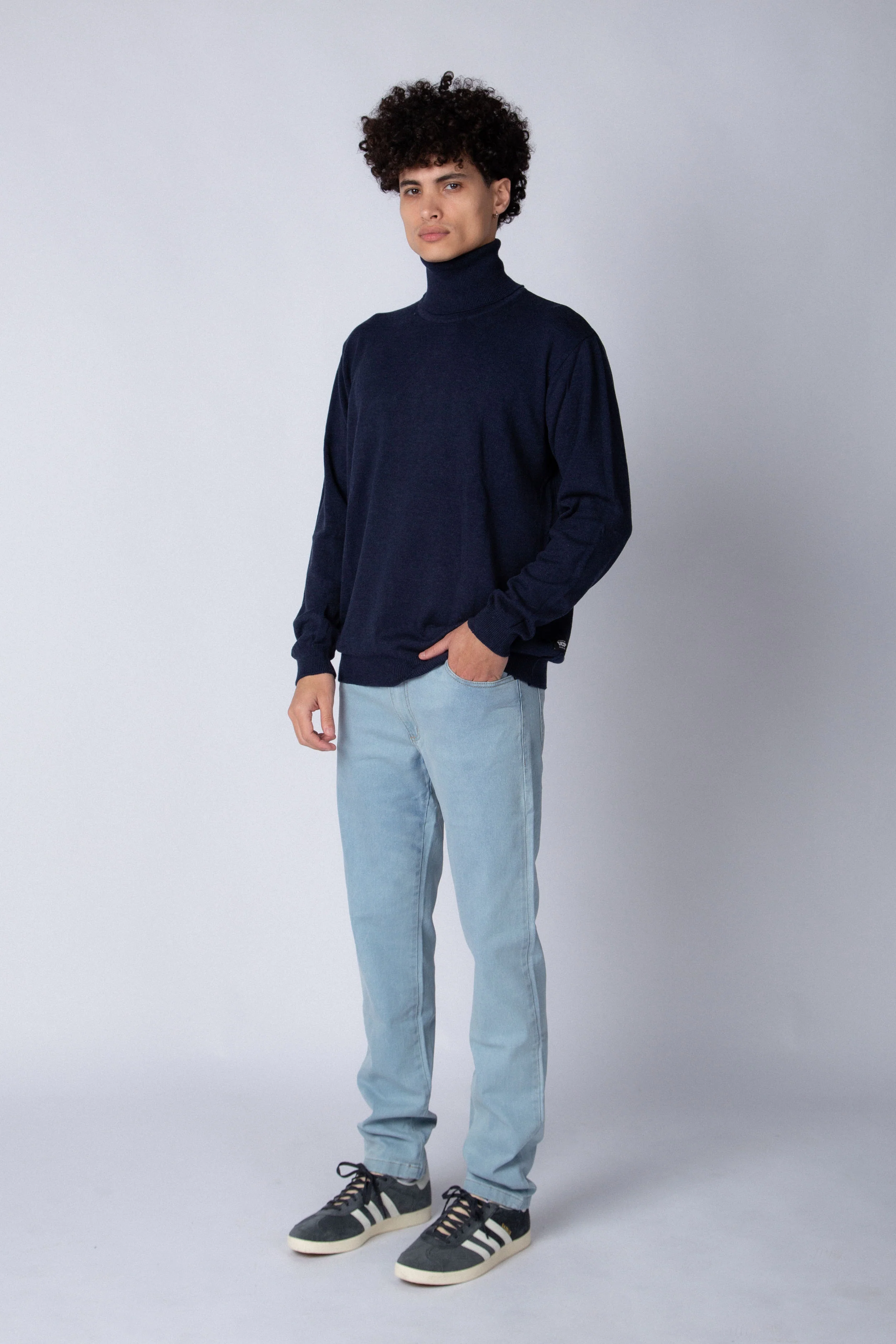 Sweater Polera Paul Azul - Image 4