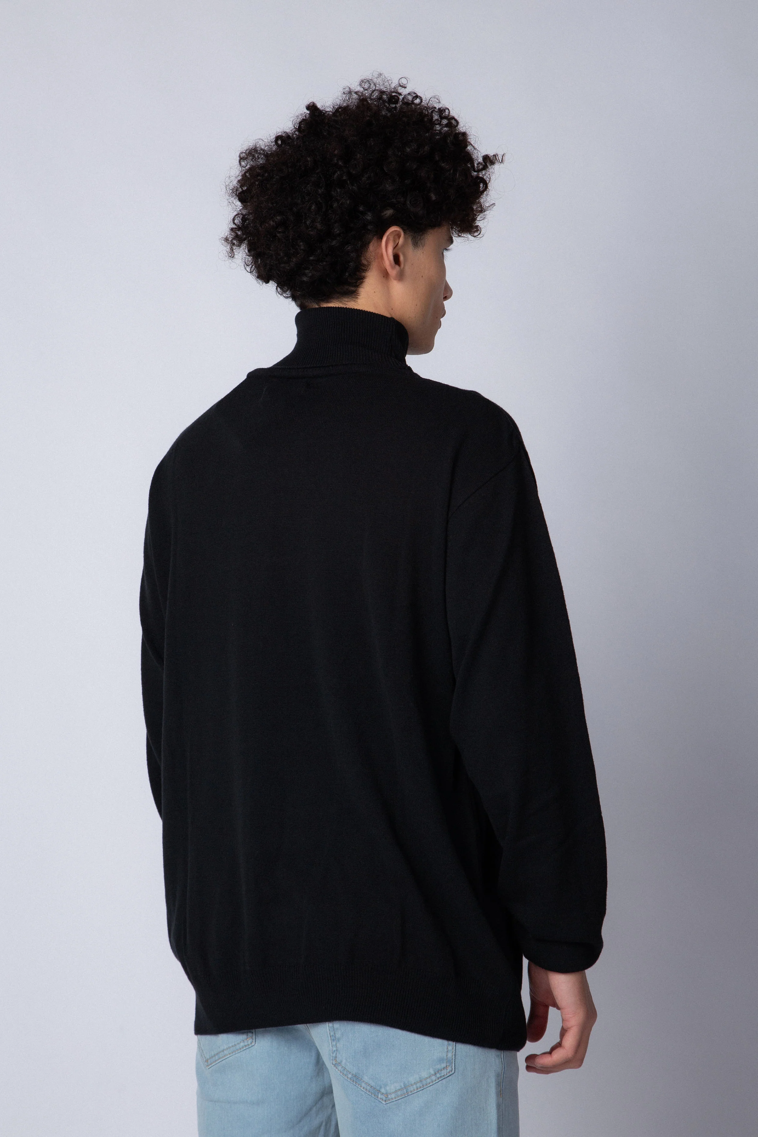 Sweater Polera Paul Negra - Image 2